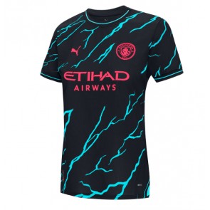 Manchester City Koszulka Trzecich Kobiety 2023-24 Krótki Rękaw